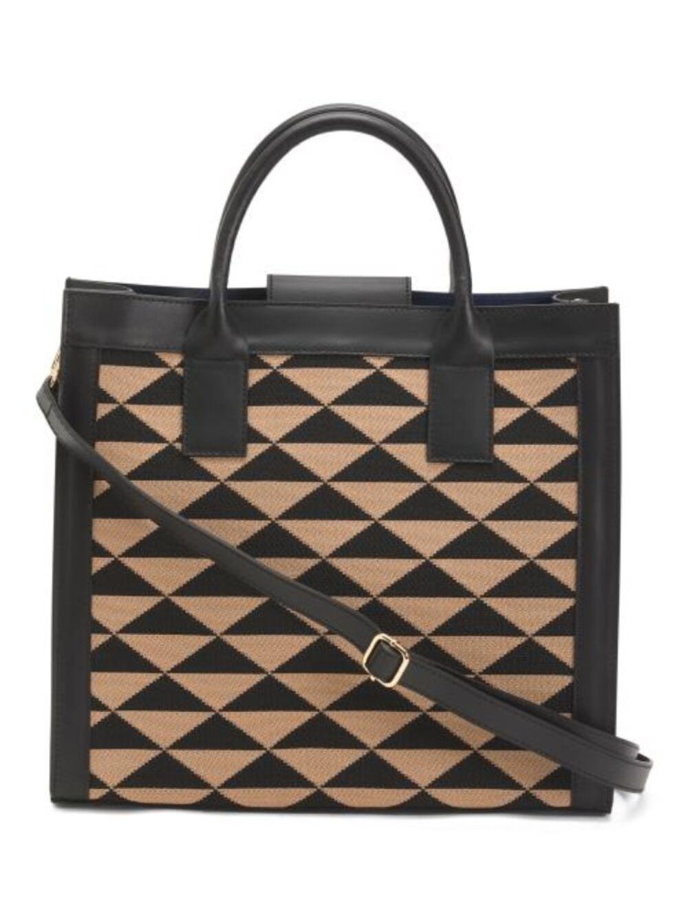 CHEVAL Made In Italy Leather Squared Satchel